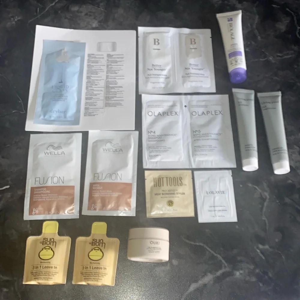 15 Piece Hair Sample Bundle